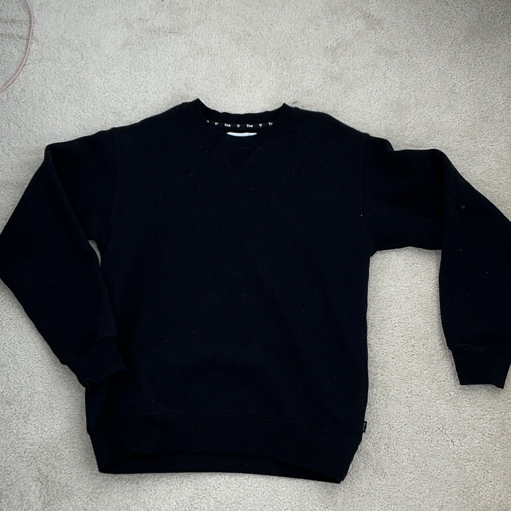 TNA Aritzia Black Crewneck Sweater